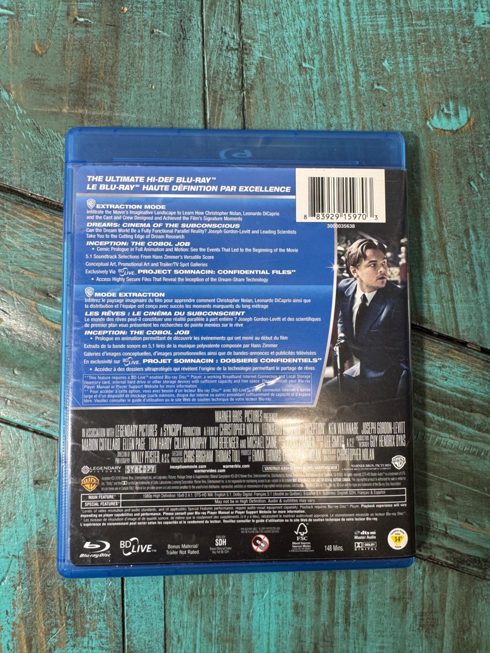 Inception Blu Ray - Picture 3 of 5